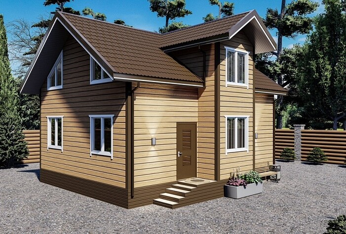 Проект каркасного дома «Берн»