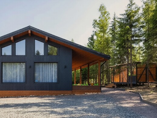 Каркасный дом по проекту «Рица»